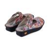 Real Comfort 1960 Sweet Clogs Taba Multi Hakiki Deri Kadın Günlük Terlik