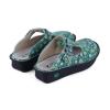 Real Comfort 1960 Sweet Clogs Yeşil Multi Hakiki Deri Kadın Günlük Terlik