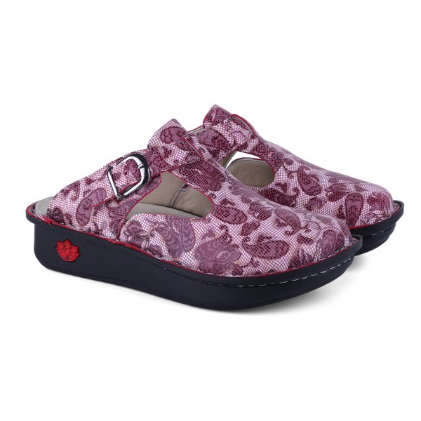 Real Comfort 1960 Sweet Clogs Pembe Multi Hakiki Deri Kadın Günlük Terlik